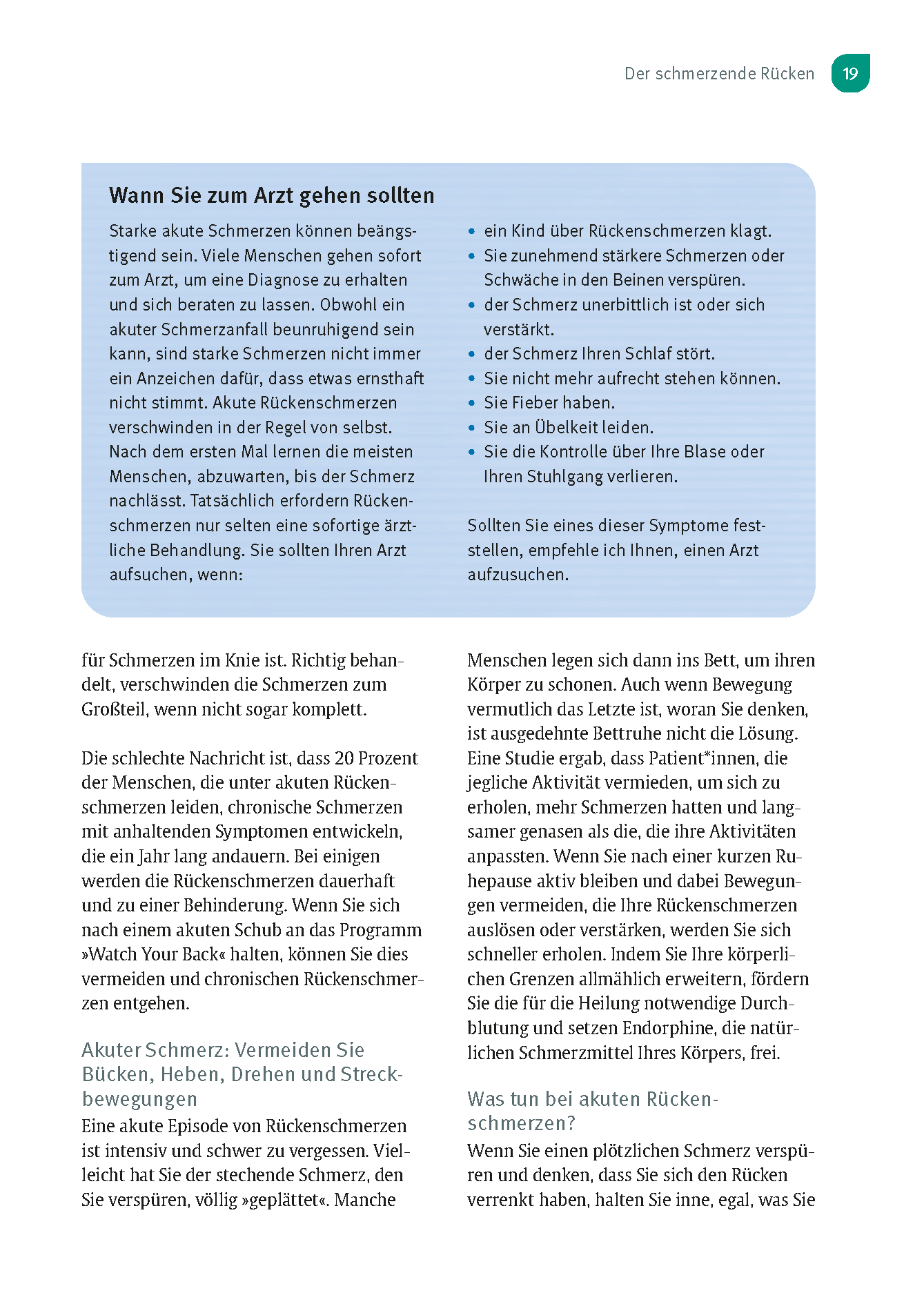 9 erfolgreiche Strategien gegen Rückenschmerzen 9 erfolgreiche Strategien gegen Rückenschmerzen