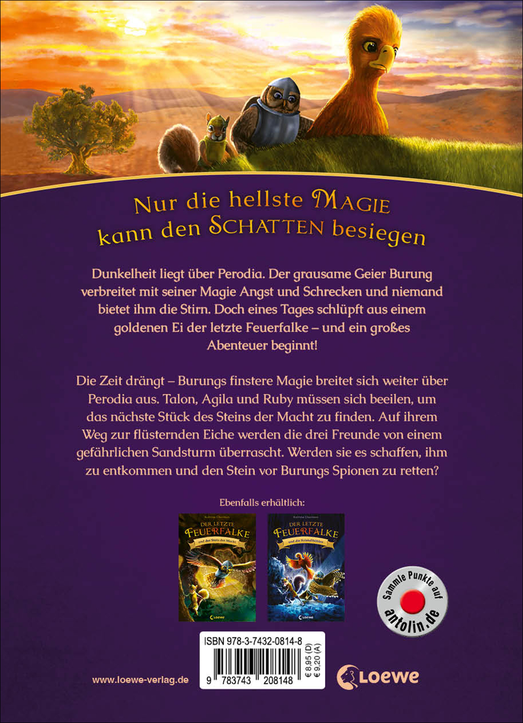 Der letzte Feuerfalke und die flüsternde Eiche (Band 3)
