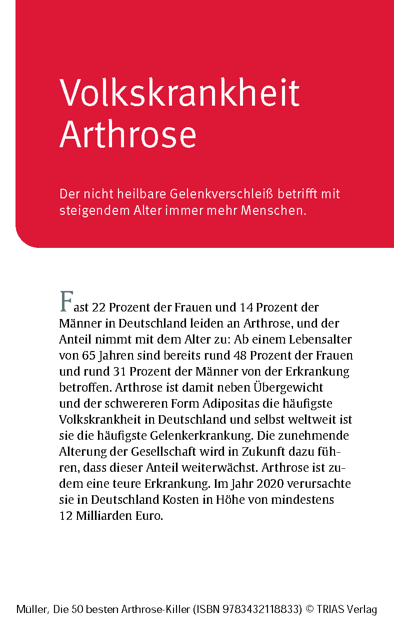 Die 50 besten Arthrose-Killer Die 50 besten Arthrose-Killer