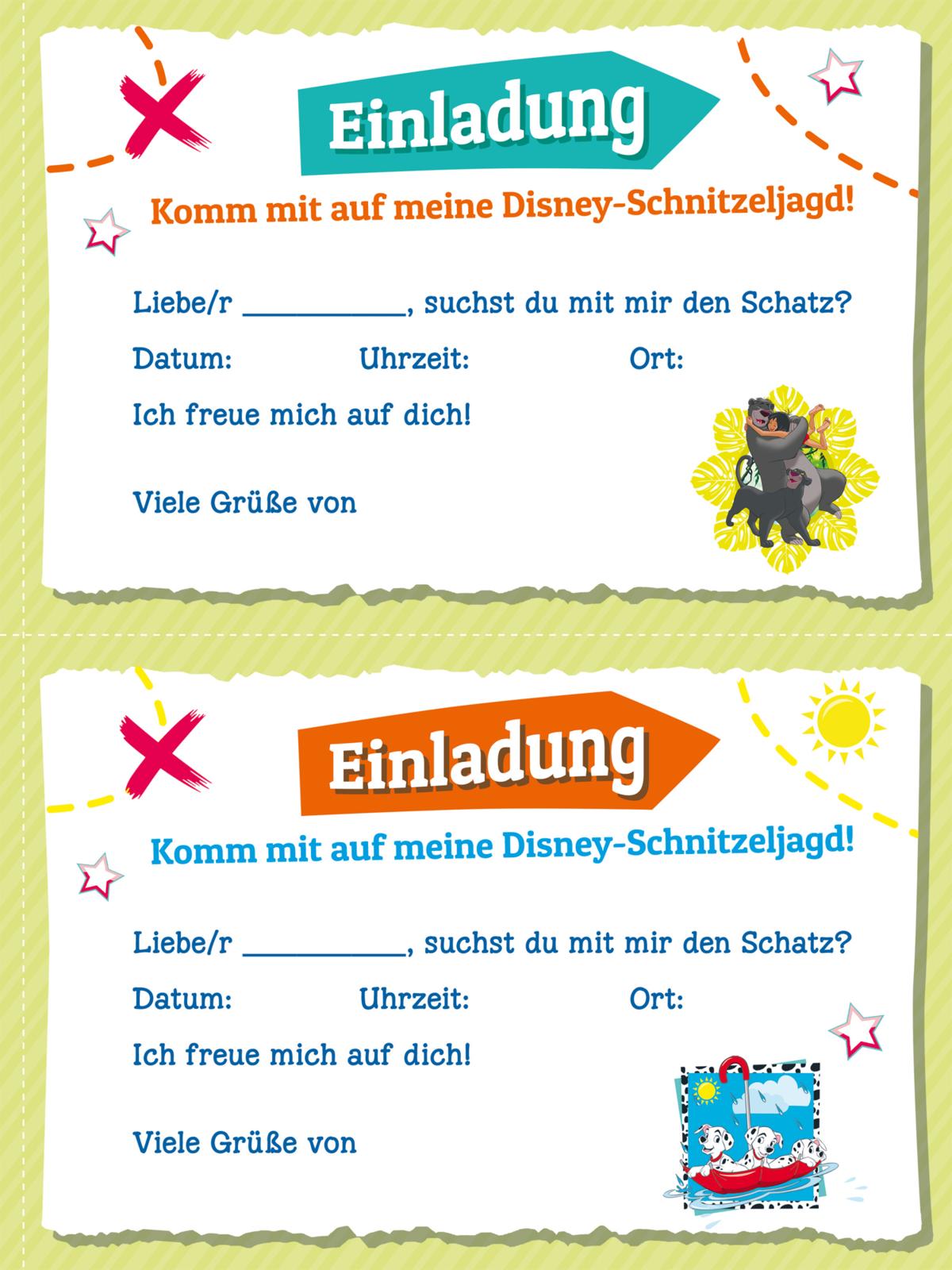 Disney Kreative Beschäftigung: Meine Schnitzeljagd