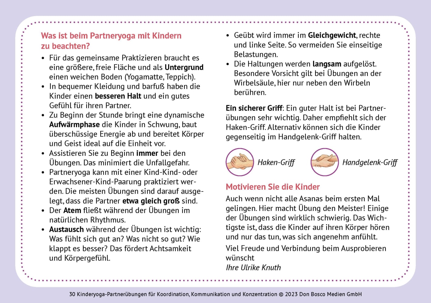 30 Kinderyoga-Partnerübungen für Koordination, Kommunikation und Konzentration