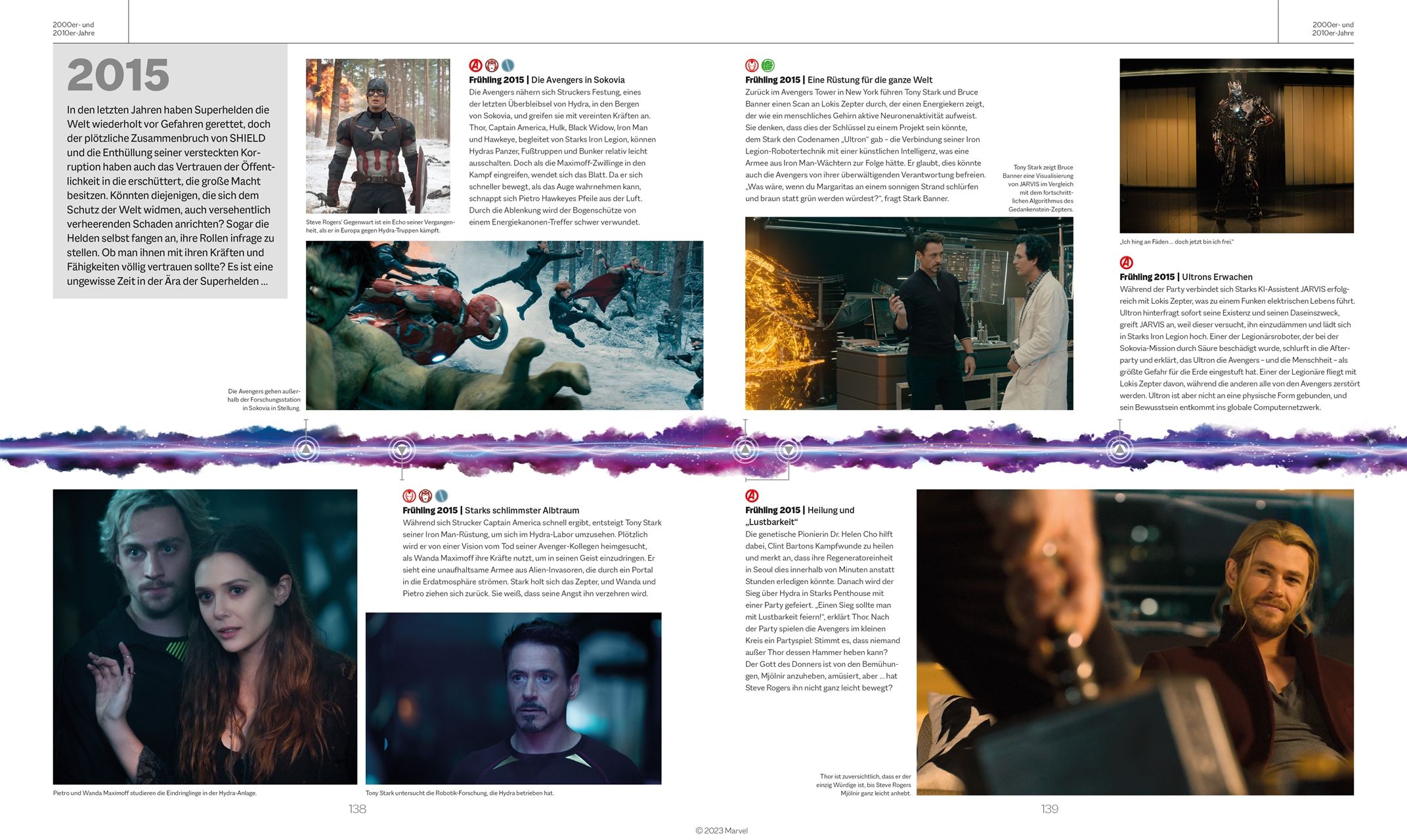 MARVEL Studios Marvel Timelines