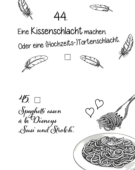 Die Bucket List für Honeymooner