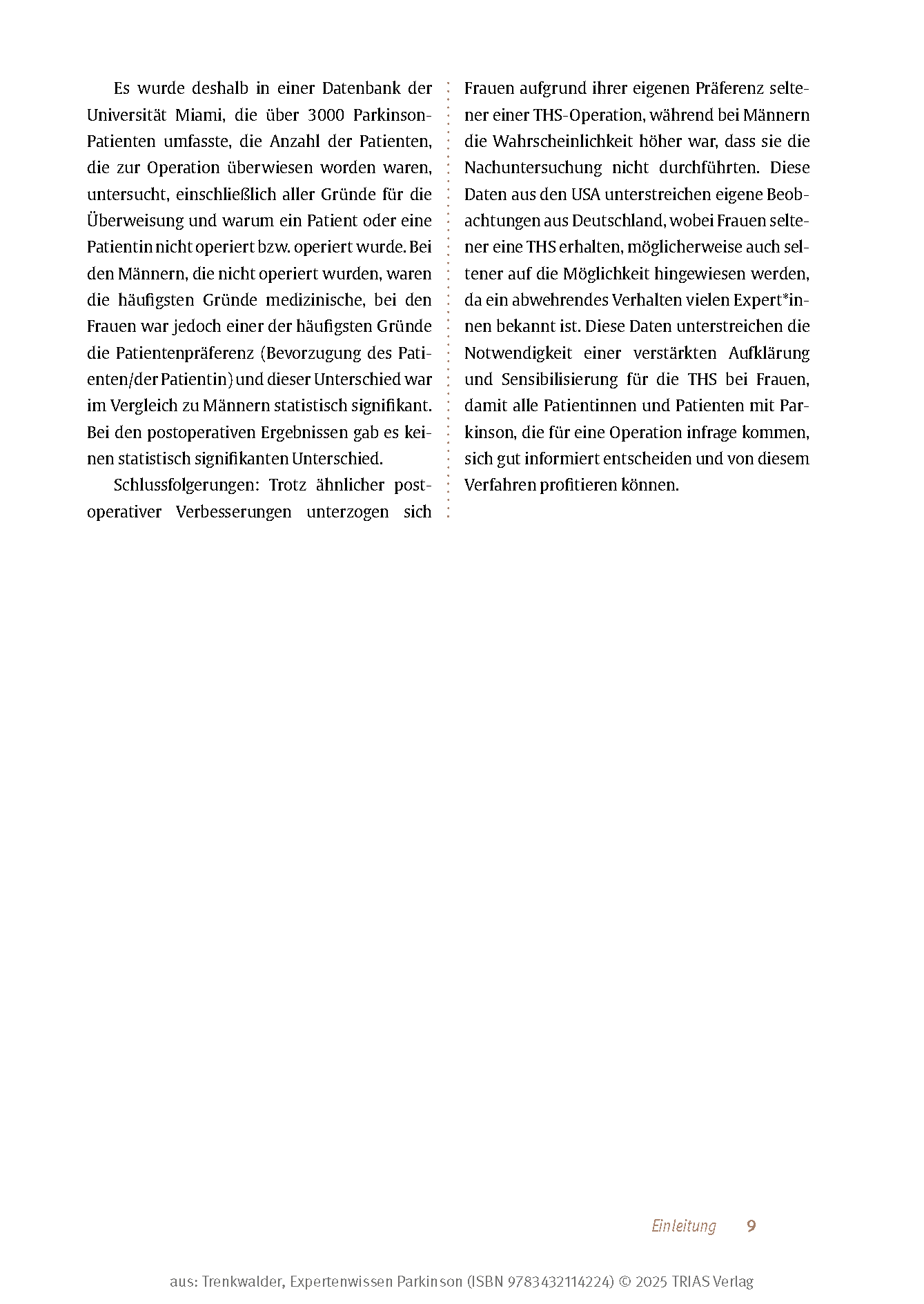 Expertenwissen: Parkinson
