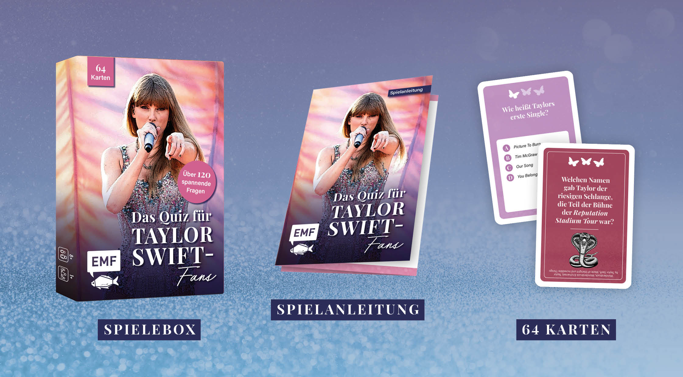 Kartenspiel: Das inoffizielle Quiz für Taylor Swift-Fans Kartenspiel: Das inoffizielle Quiz für Taylor Swift-Fans