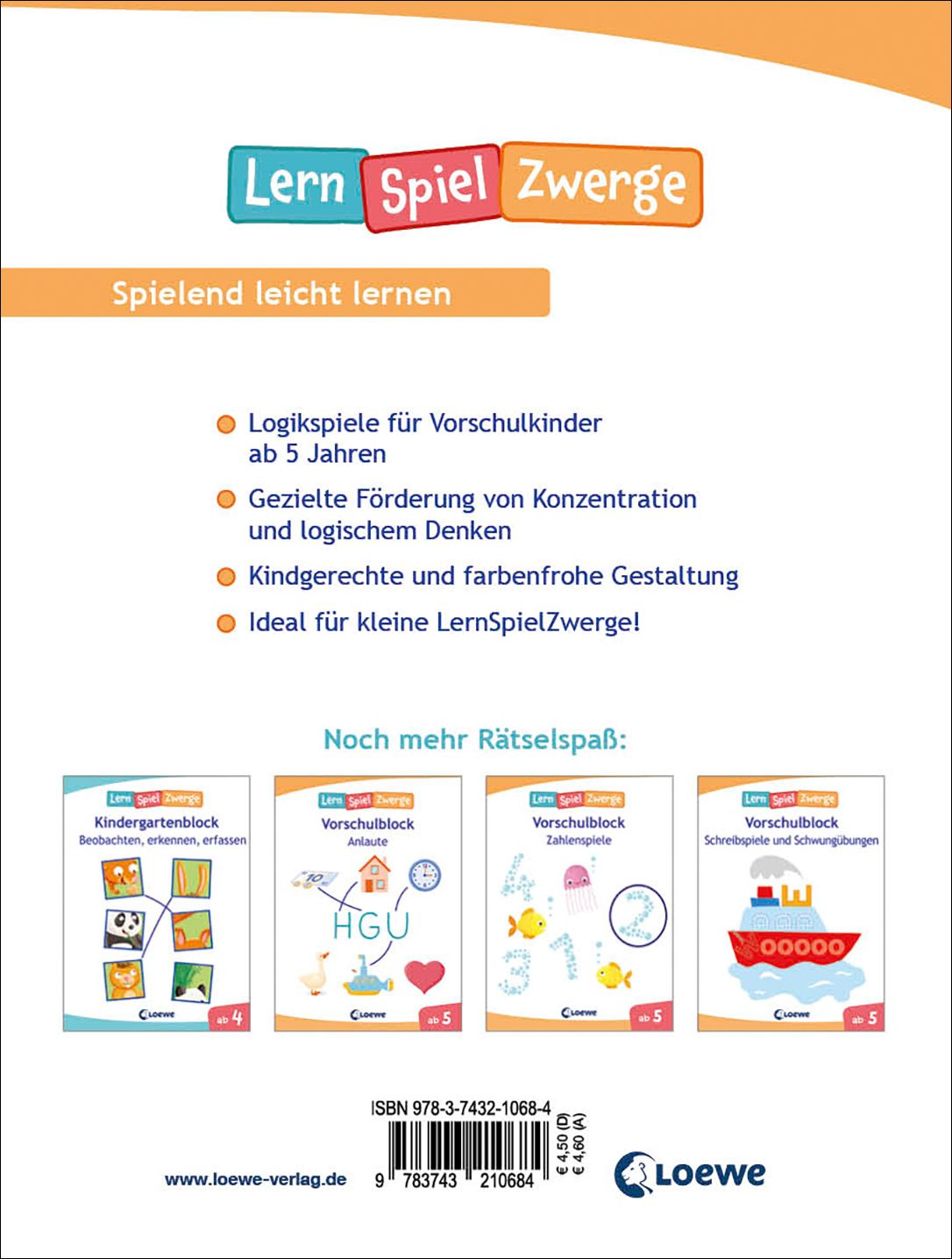Die neuen LernSpielZwerge - Konzentrieren, kombinieren, logisch denken