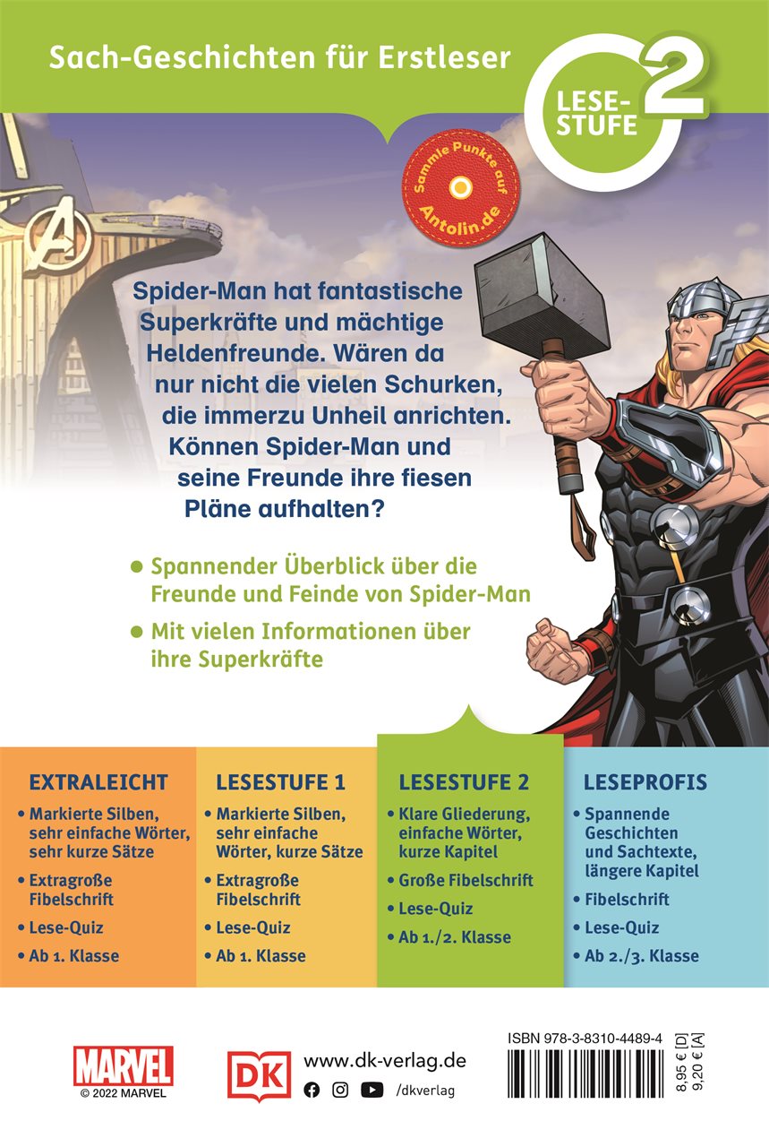 SUPERLESER! MARVEL Spider-Man Superhelden und Superschurken