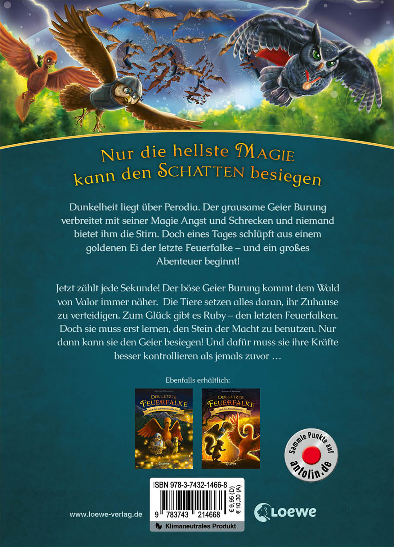 Der letzte Feuerfalke und die dunkle Magie (Band 6)