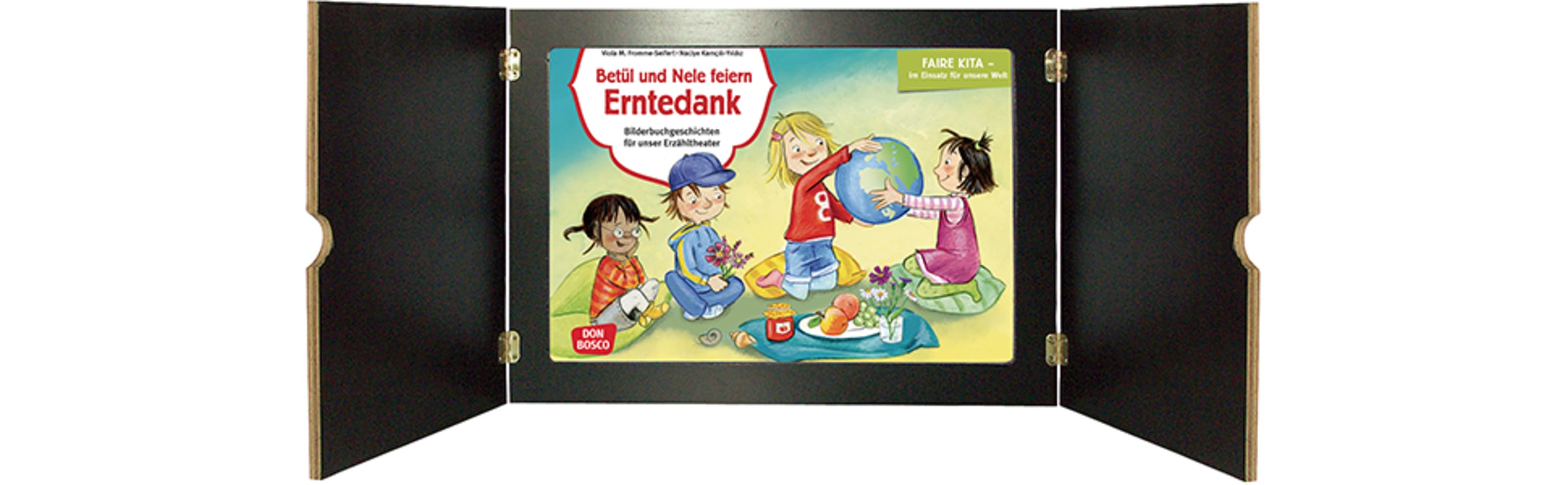 Betül und Nele feiern Erntedank. Kamishibai Bildkartenset. Betül und Nele feiern Erntedank. Kamishibai Bildkartenset.