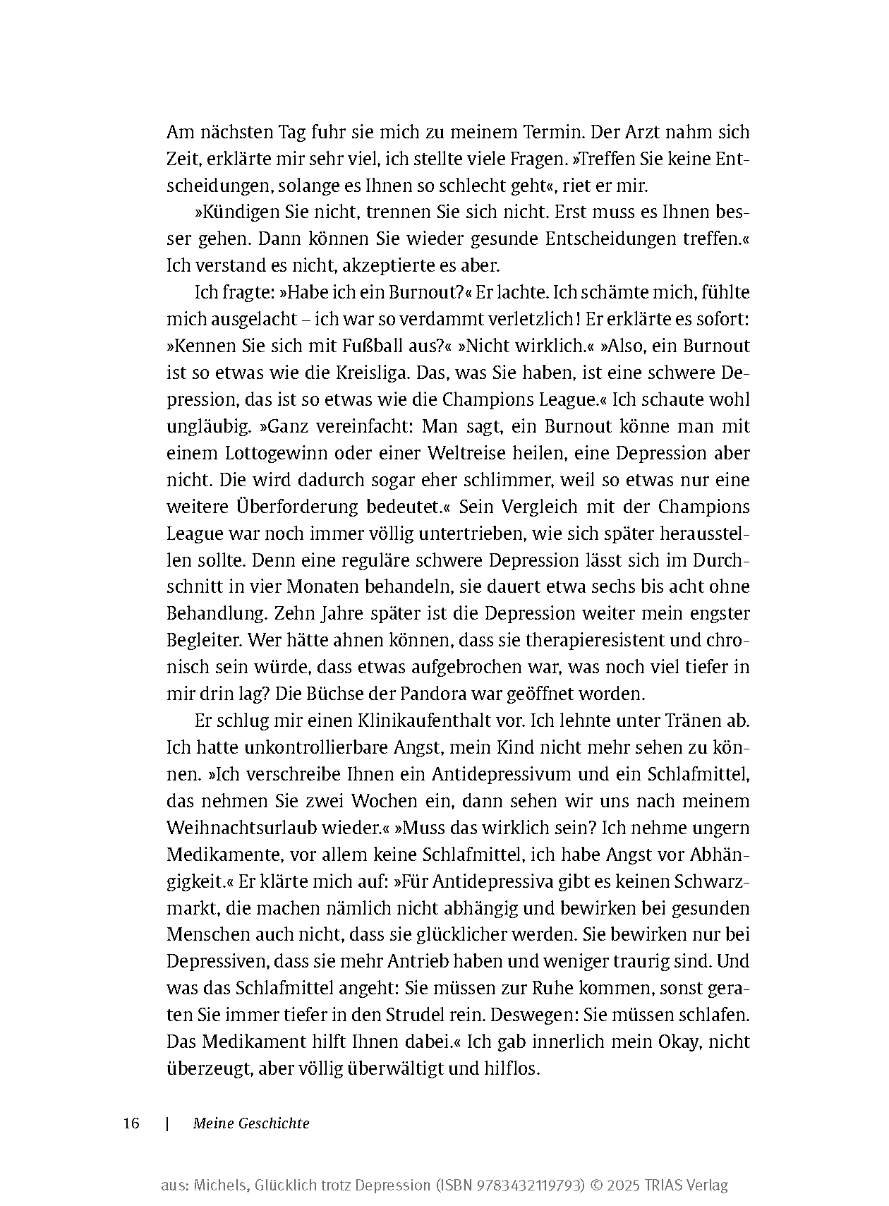 Glücklich trotz Depression