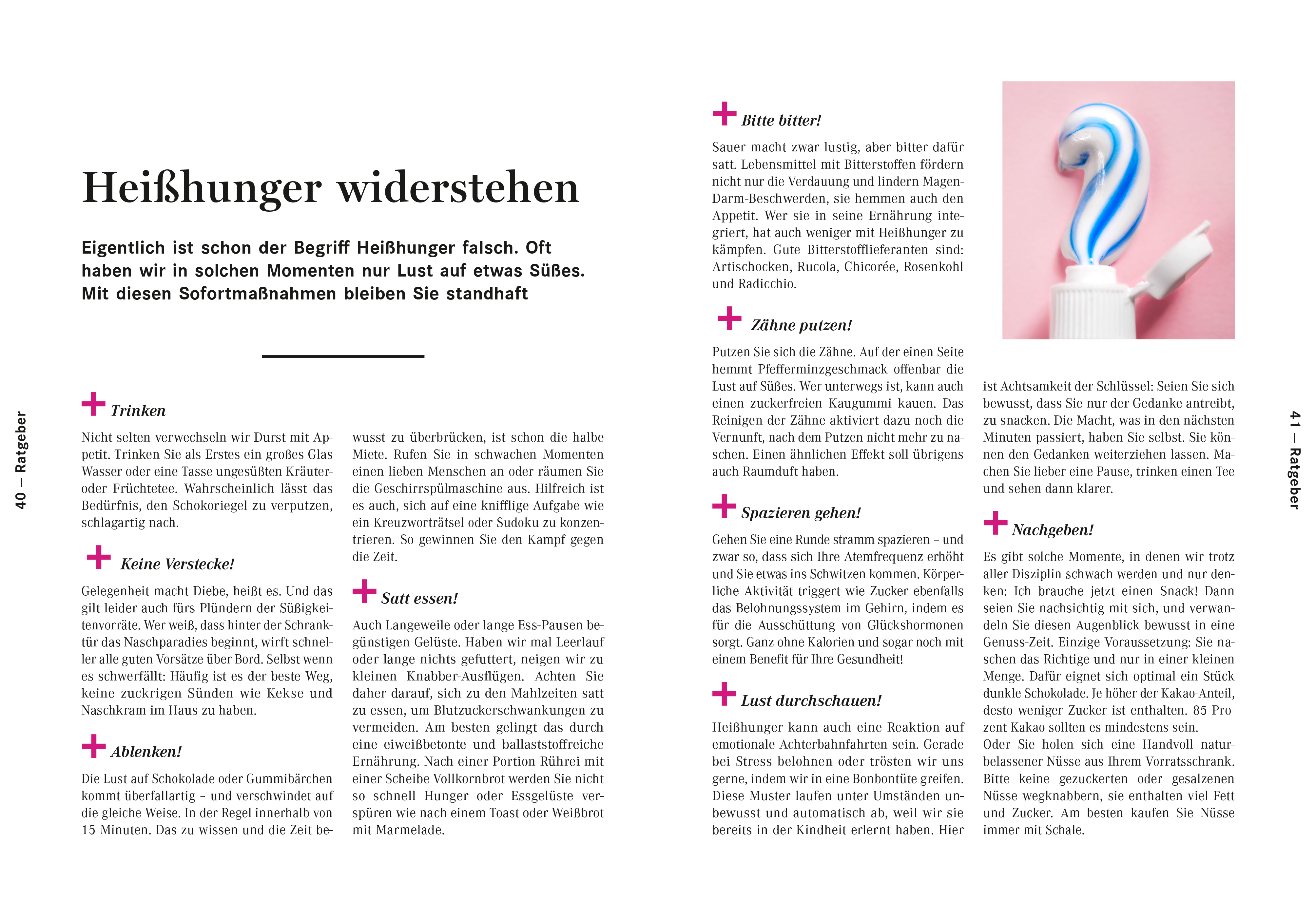 Apotheken Umschau: Gesünder essen – zuckerarm