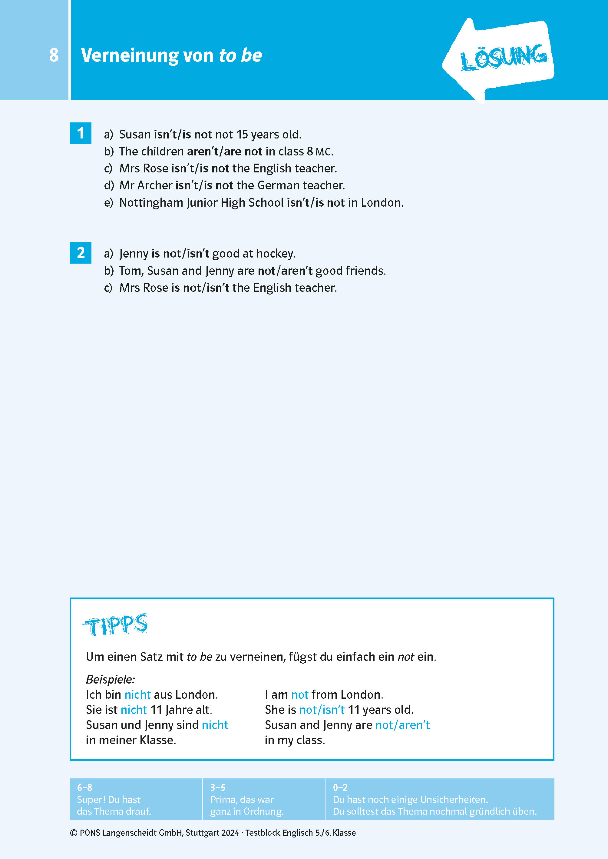 PONS Der große Testblock Englisch 5./6. Klasse