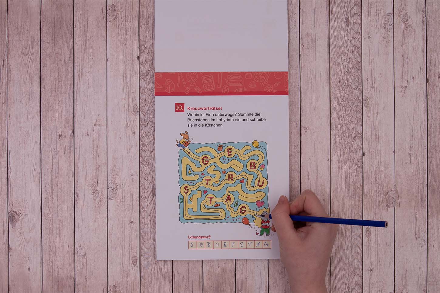 66 Kreuzworträtsel für Erstleser - 1. Klasse (Blau)
