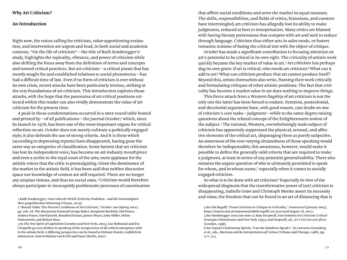 Why Art Criticism? A Reader Why Art Criticism? A Reader