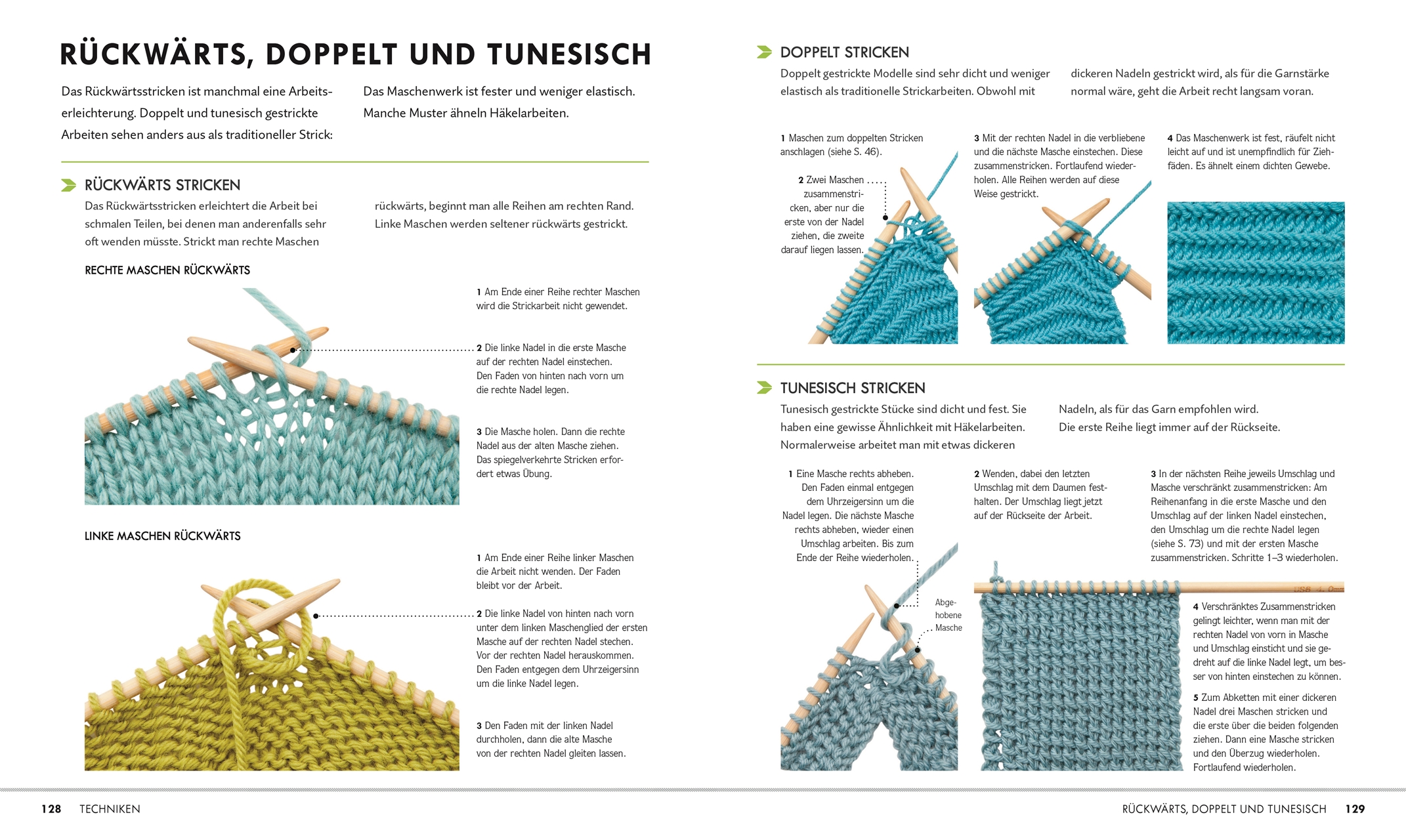 Stricken Schritt für Schritt