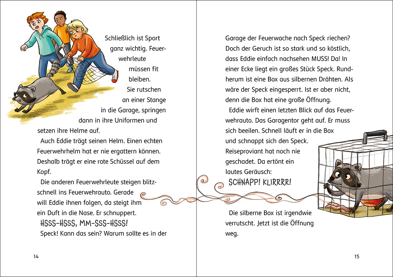 Die Tier-Feuerwehr (Band 1) - Ein Waschbär greift ein