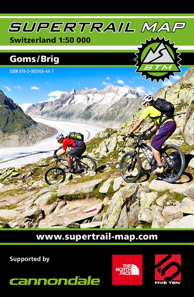 Supertrail Map Goms / Brig