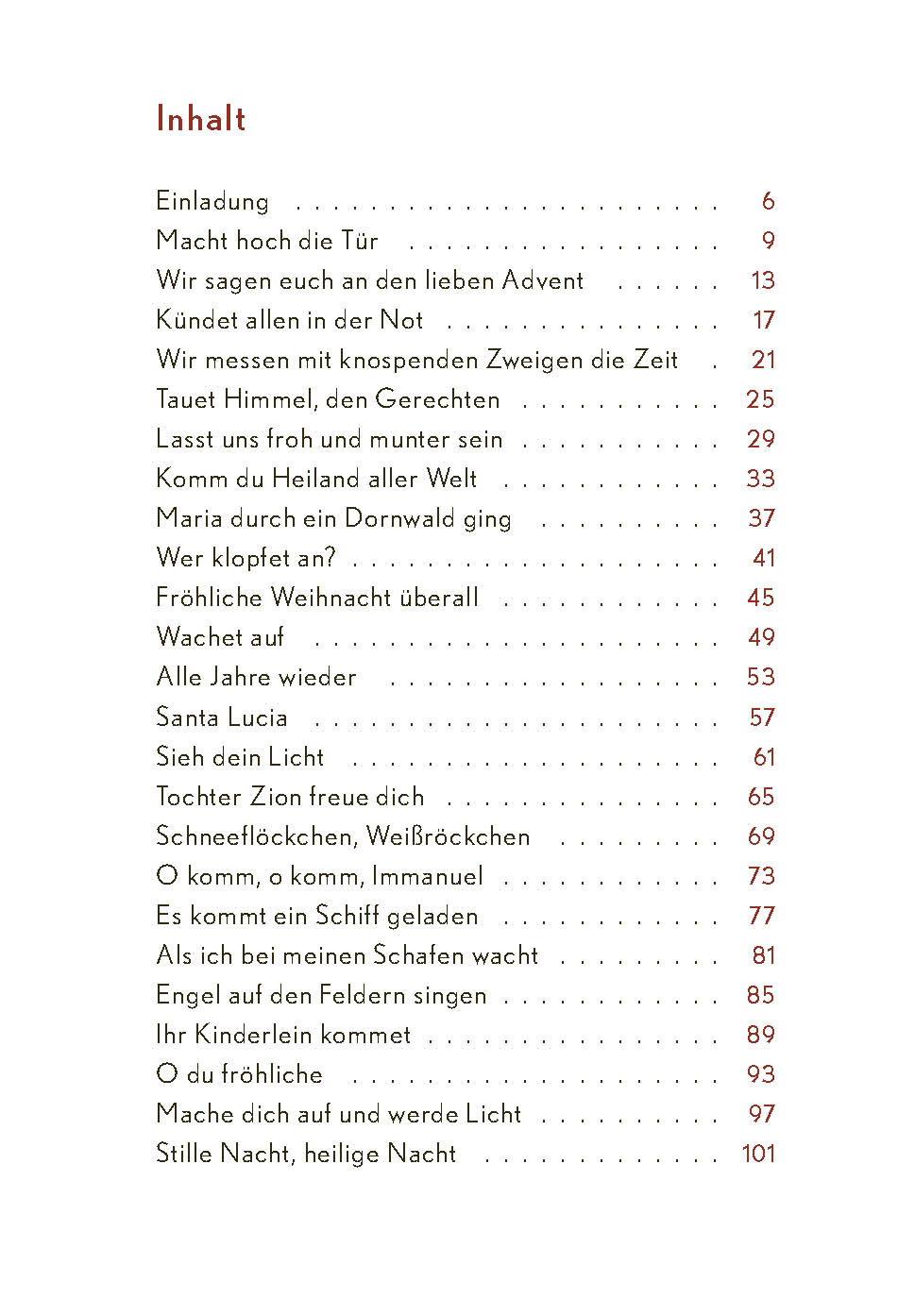 24 Advents- und Weihnachtslieder 24 Advents- und Weihnachtslieder
