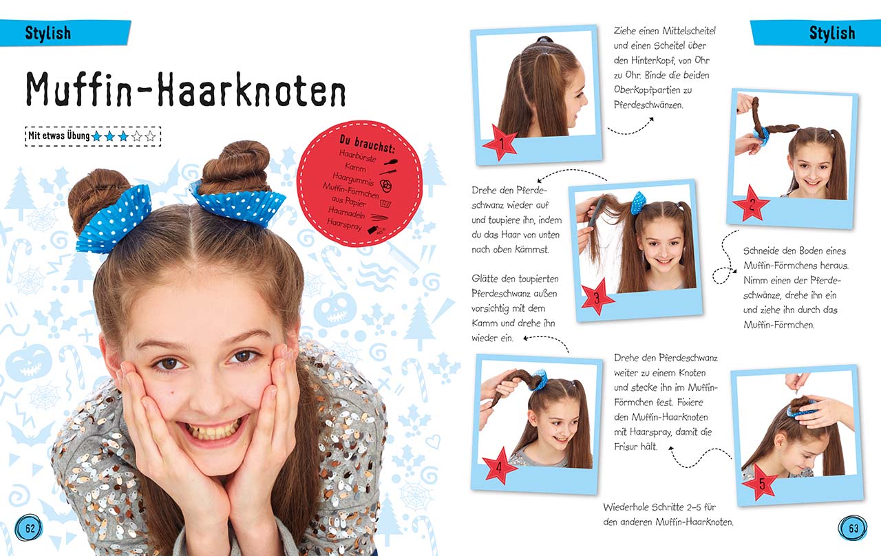 Zöpfe, Knoten, Flechtfrisuren Zöpfe, Knoten, Flechtfrisuren