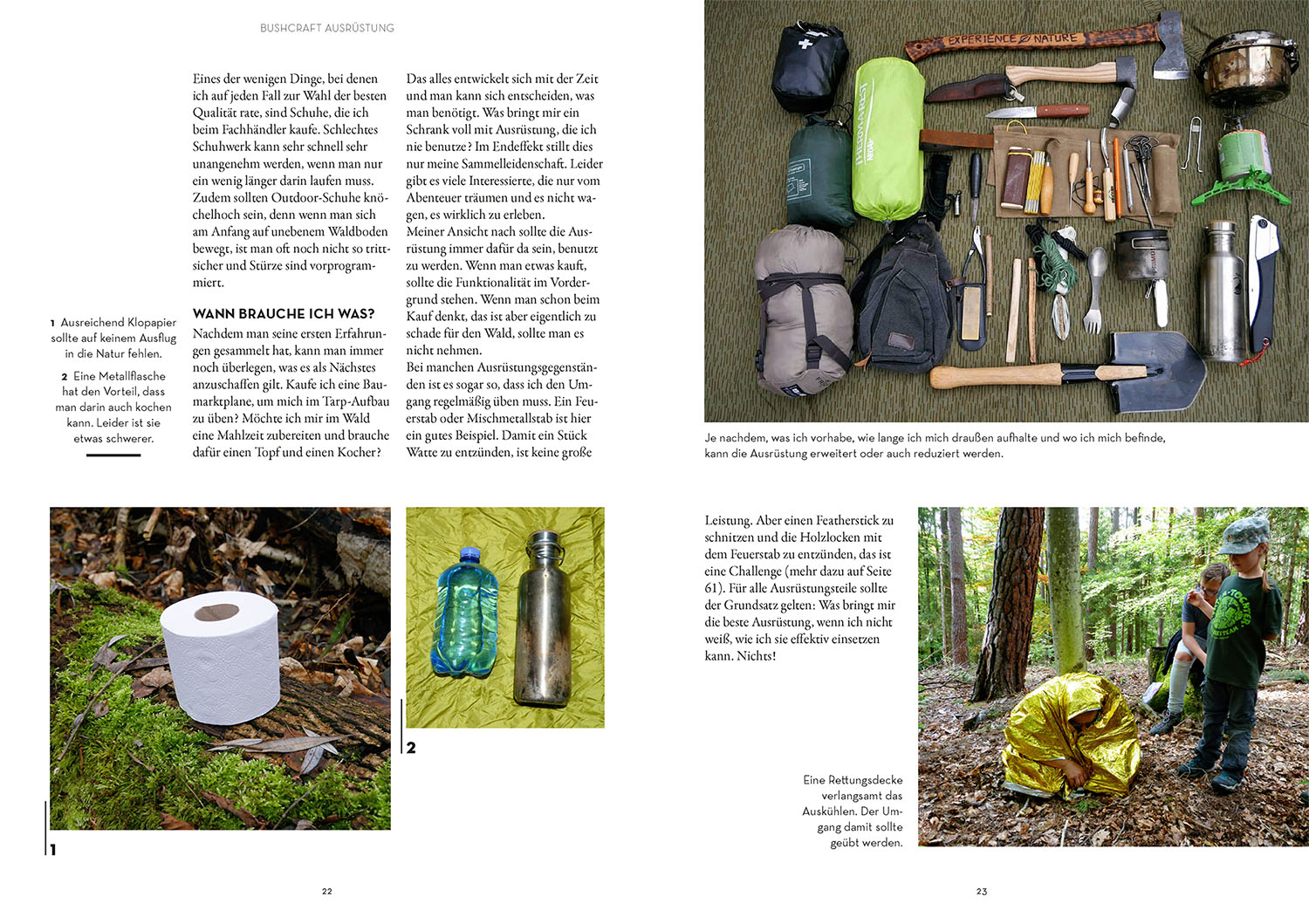 Dein Messer, der Wald und Du