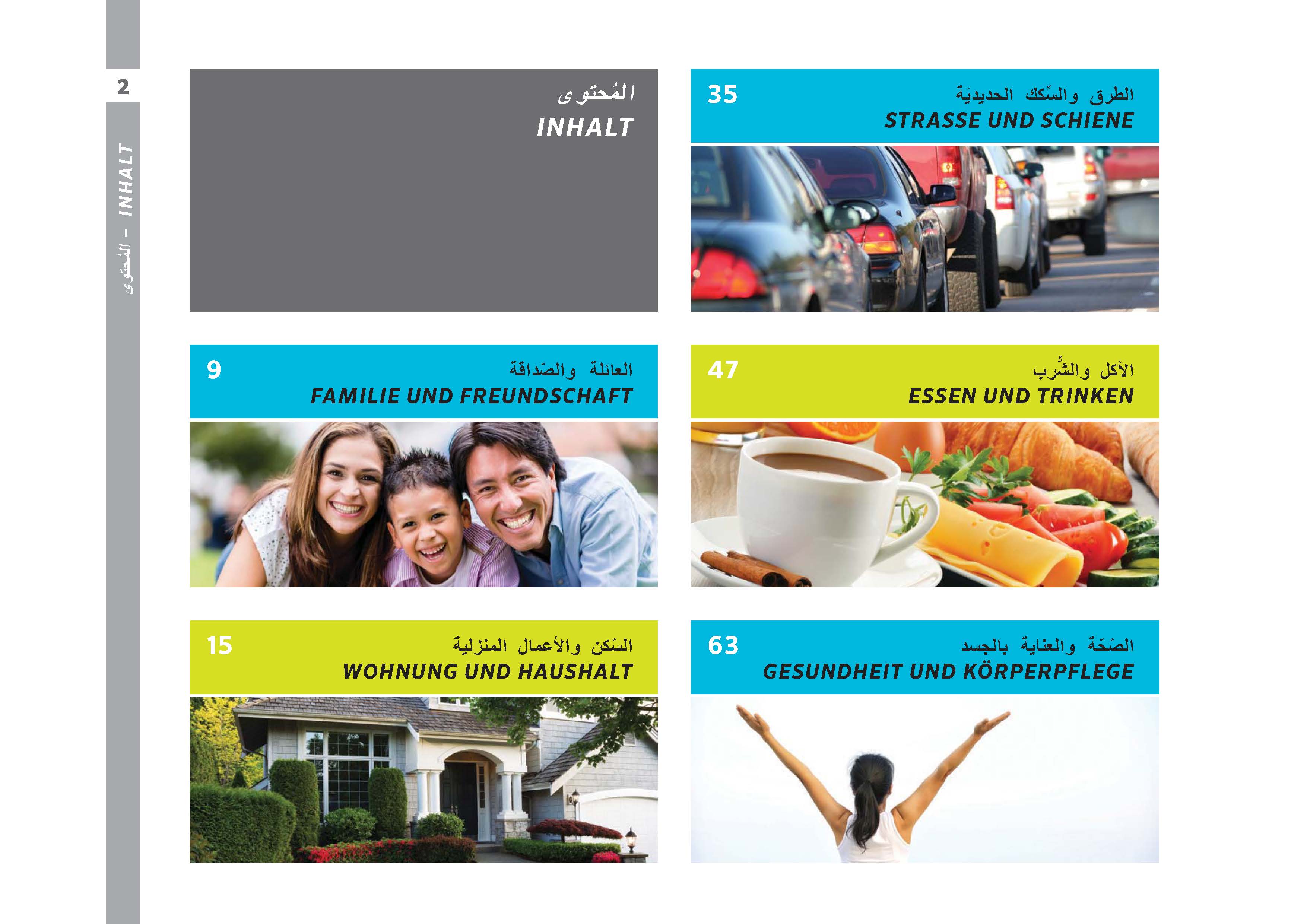 PONS Bildwörterbuch Deutsch (Ausgangssprache Arabisch)