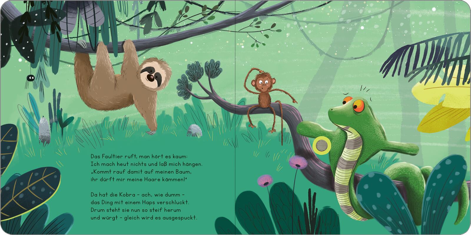 Zahnputzparty im Dschungel