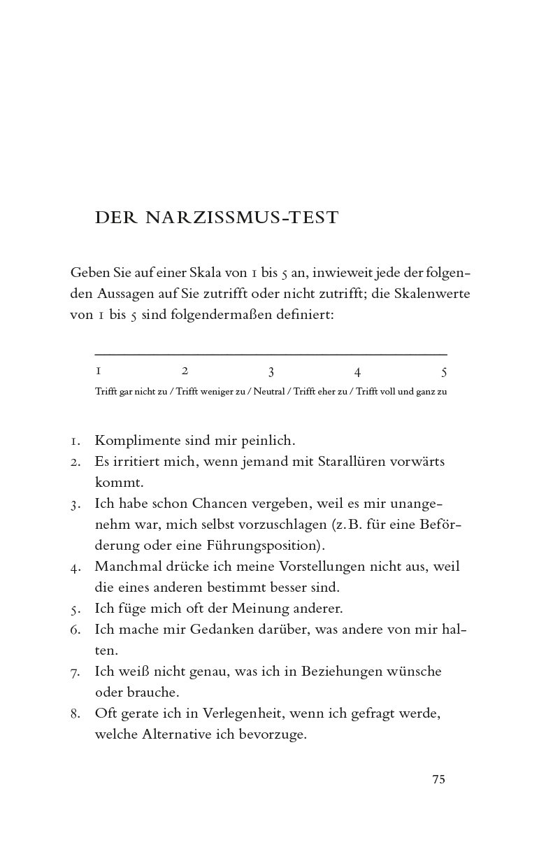 Der Narzissten-Test