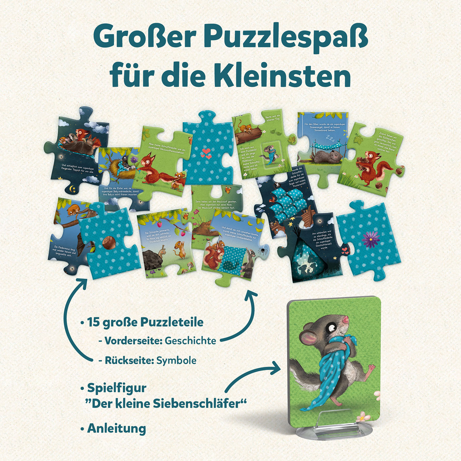 Mein erstes Story-Puzzle: Der kleine Siebenschläfer