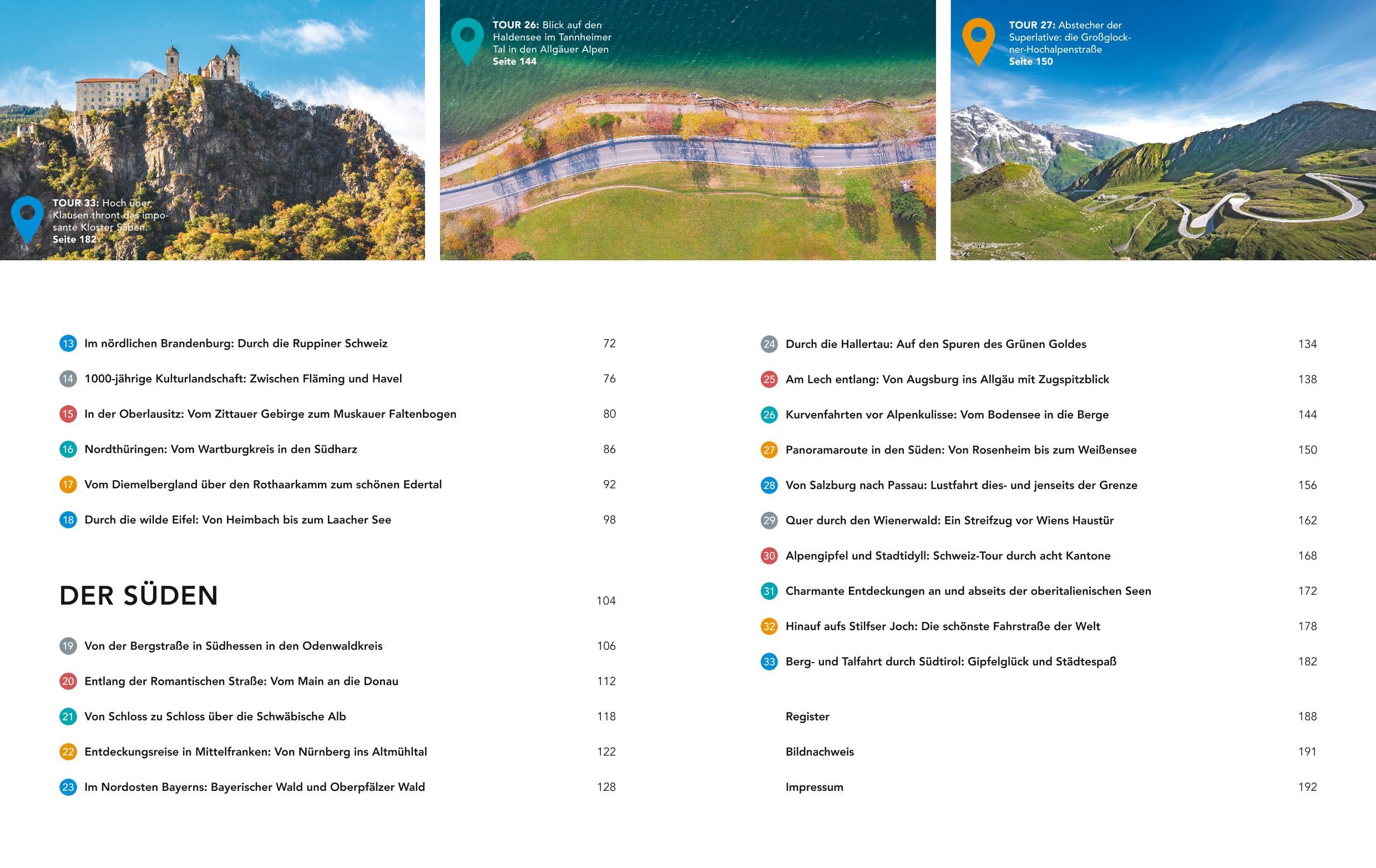 HOLIDAY Reisebuch: Einfach losfahren – neue Roadtrips vor der Haustür