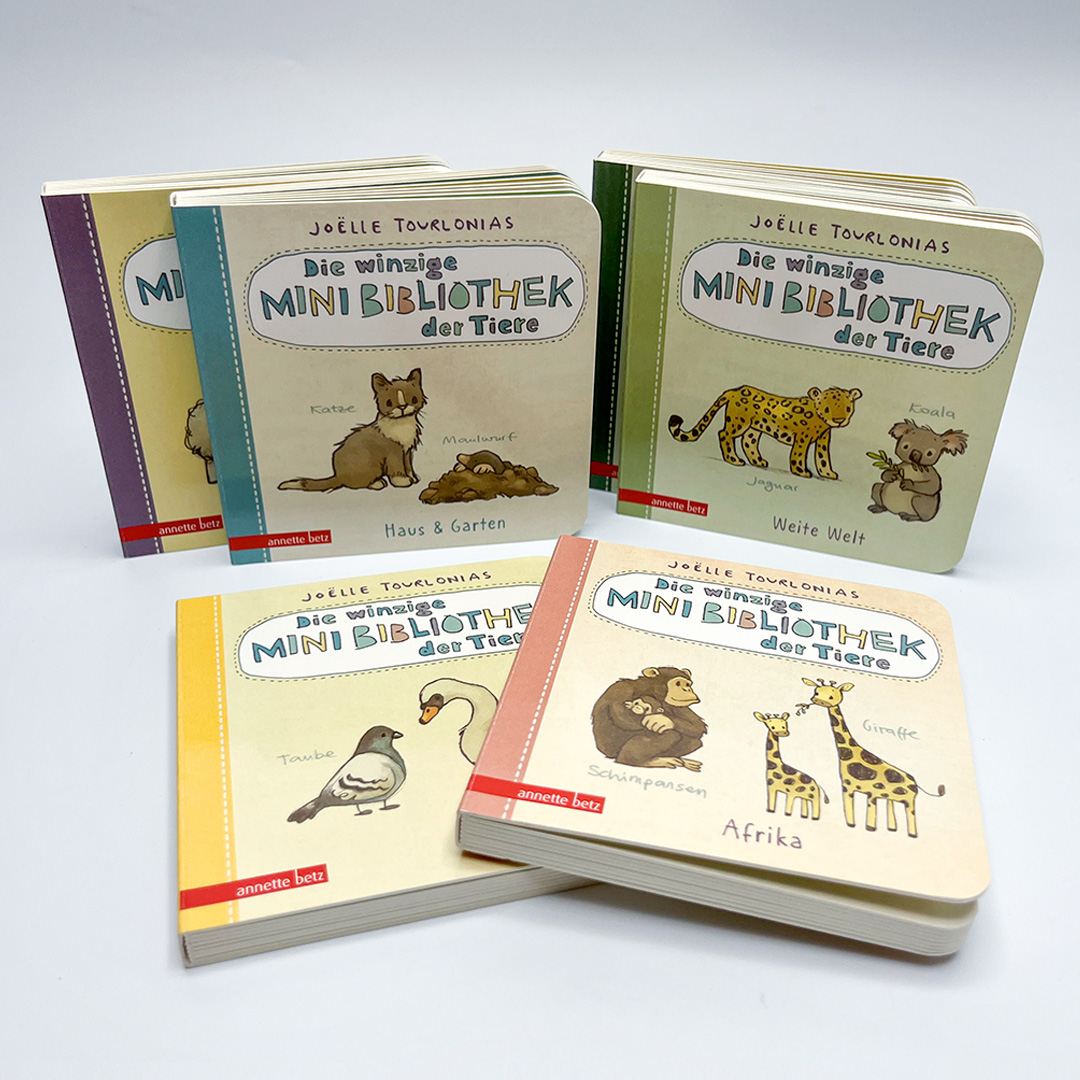 Die winzige Mini-Bibliothek der Tiere (Die Mini-Bibliothek der Wörter, Bd.)