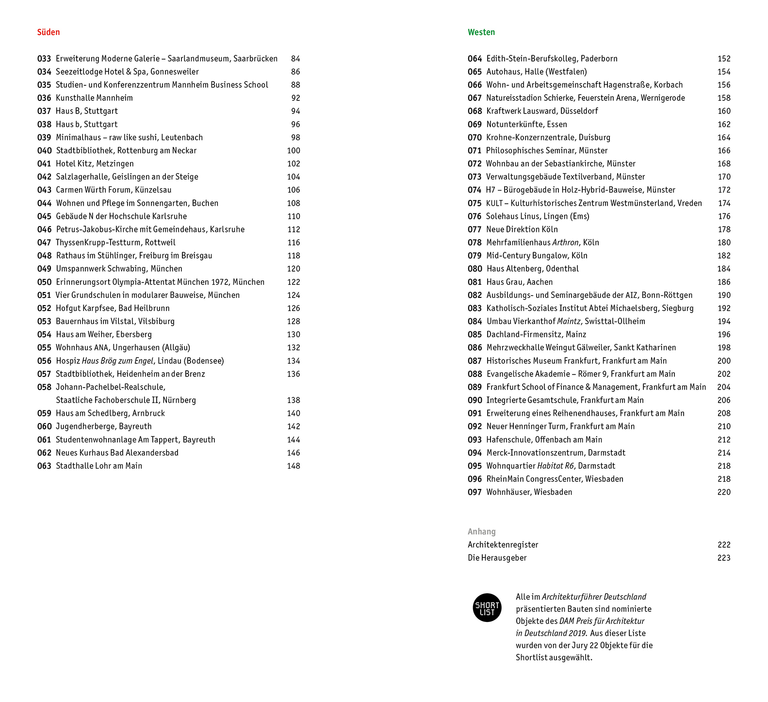 Deutschland 2019. Architekturführer