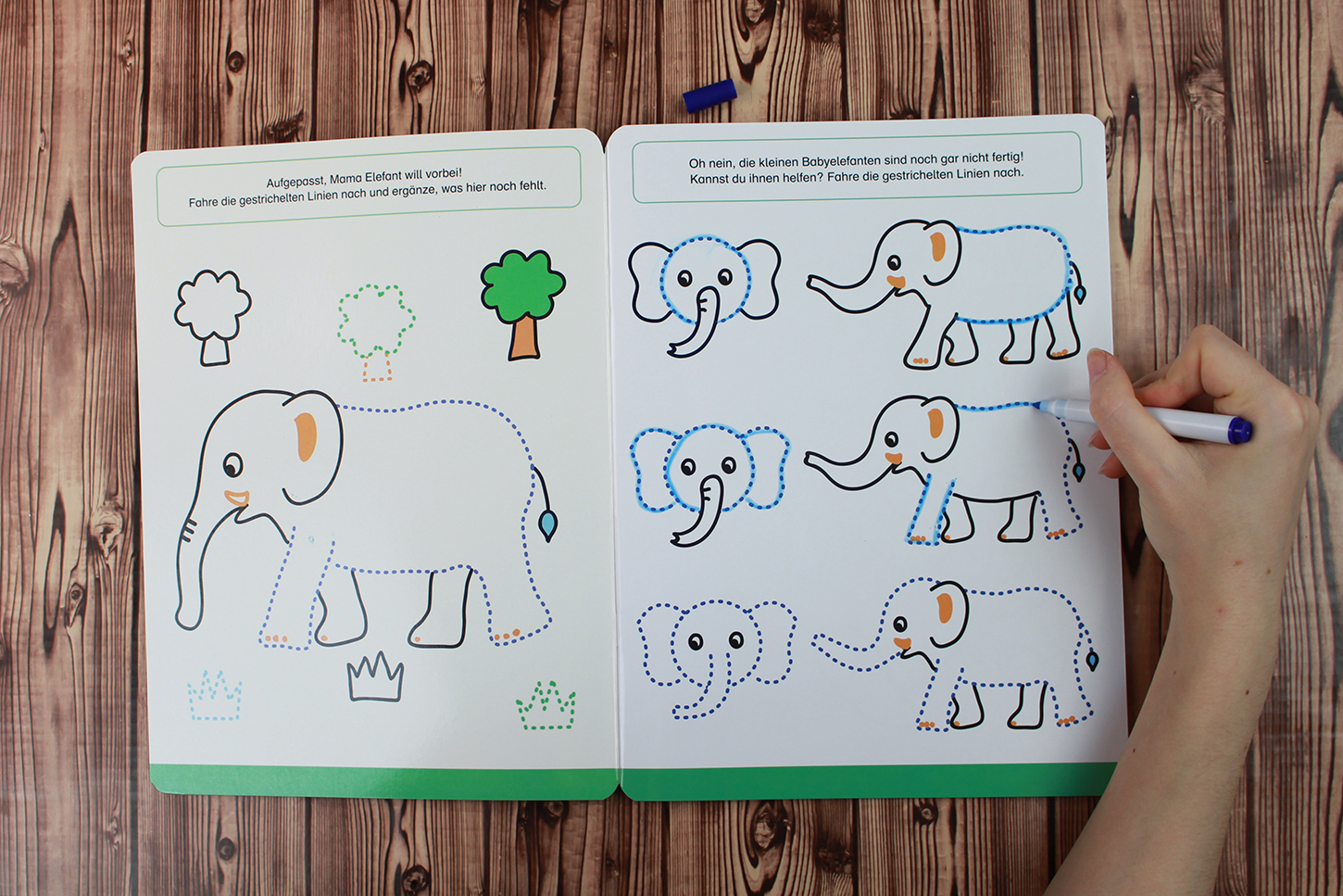 Wisch und wieder weg - Ich lerne malen 3+