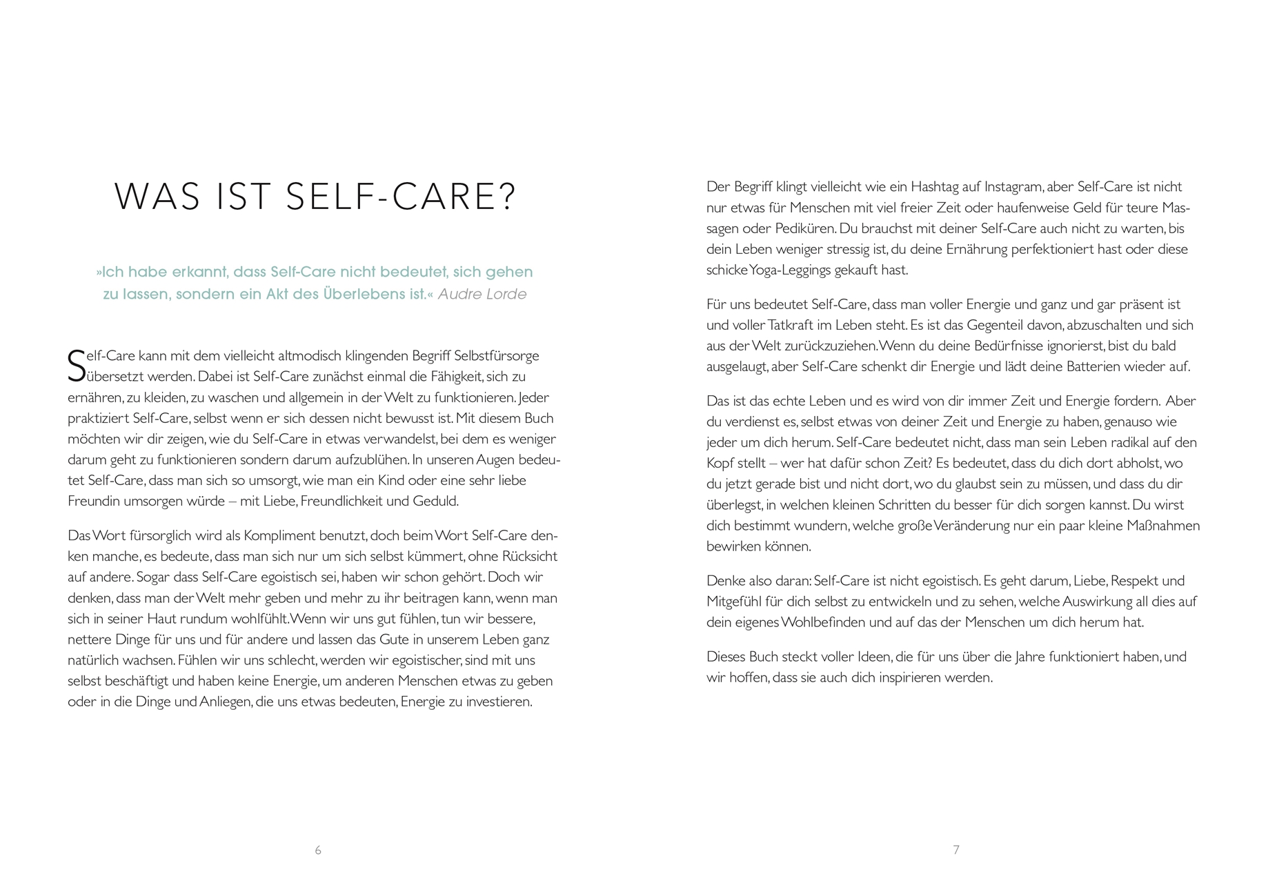 Self-Care Sei gut zu dir