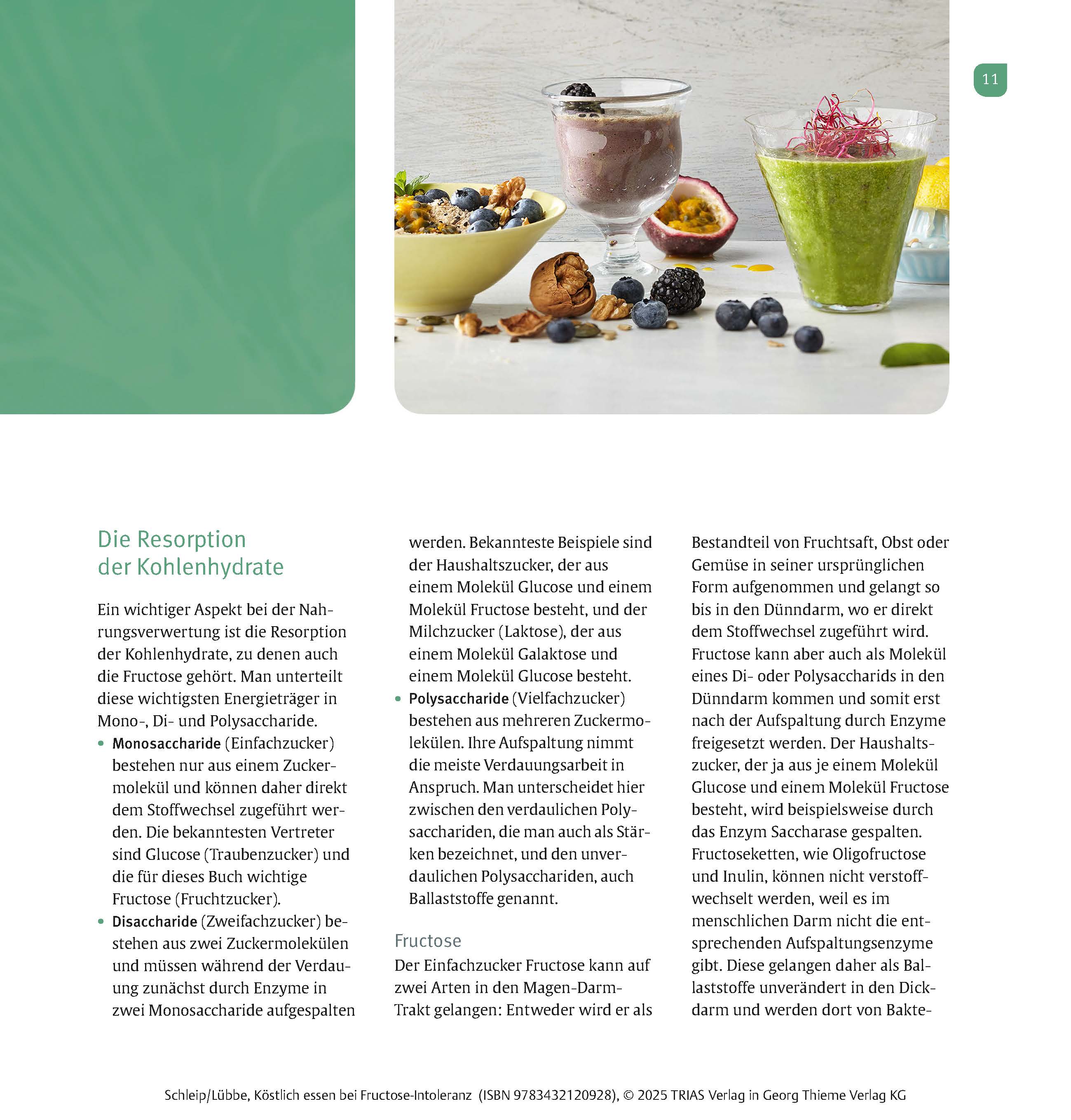 Köstlich essen Fructoseintoleranz