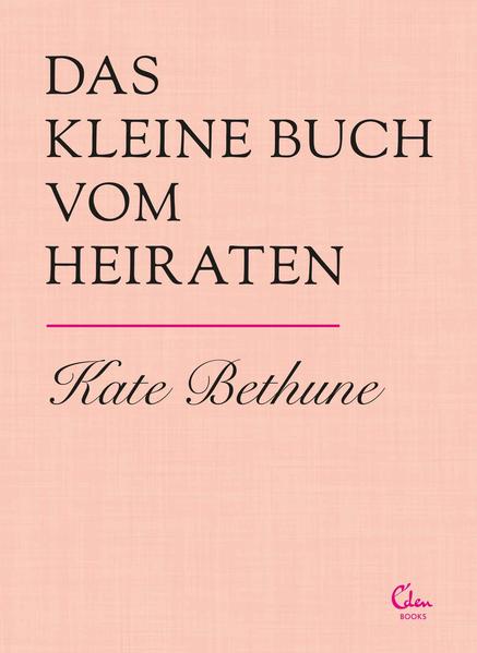 Das kleine Buch vom Heiraten