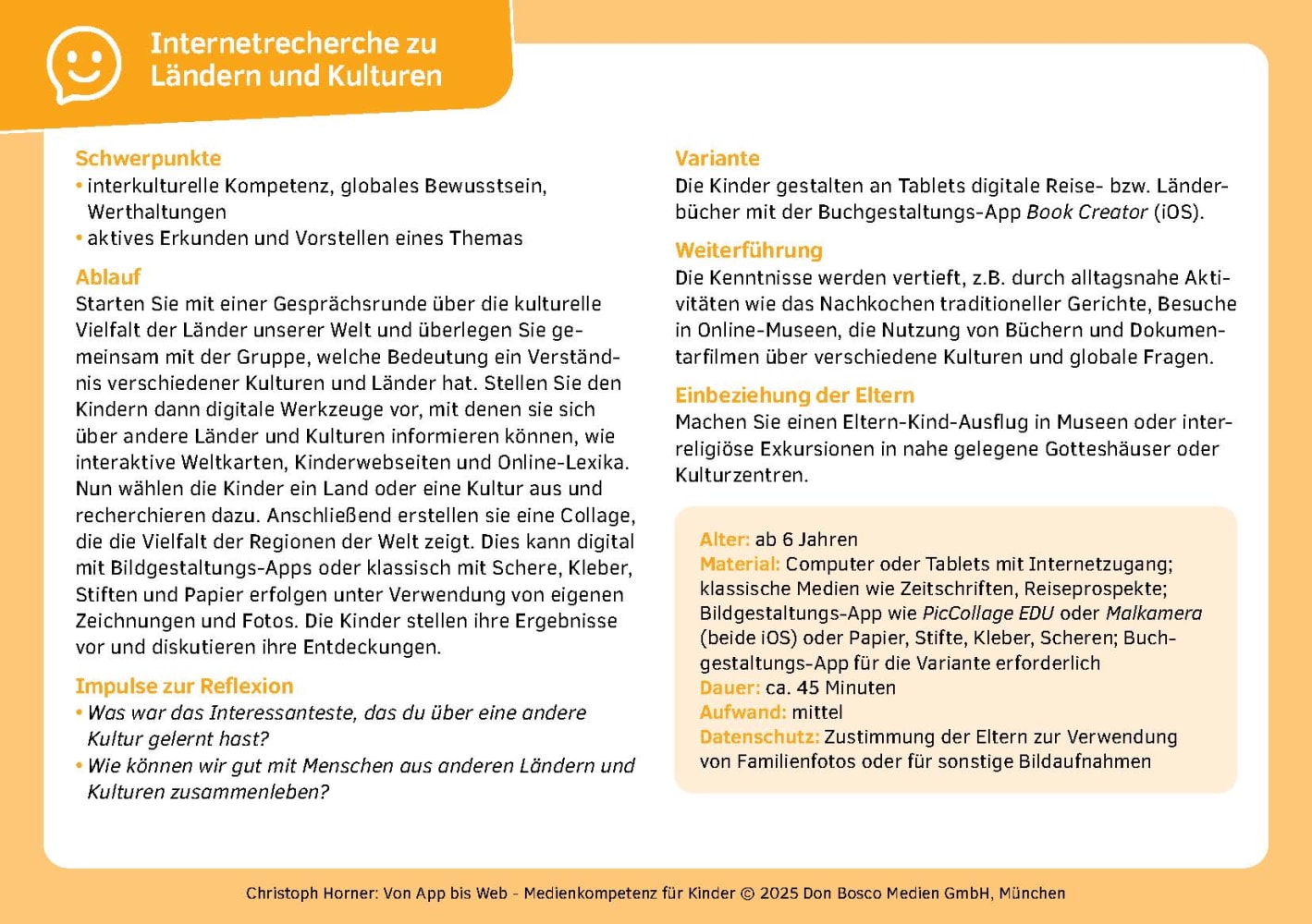 Von App bis Web. Medienkompetenz für Kinder von 3 bis 8