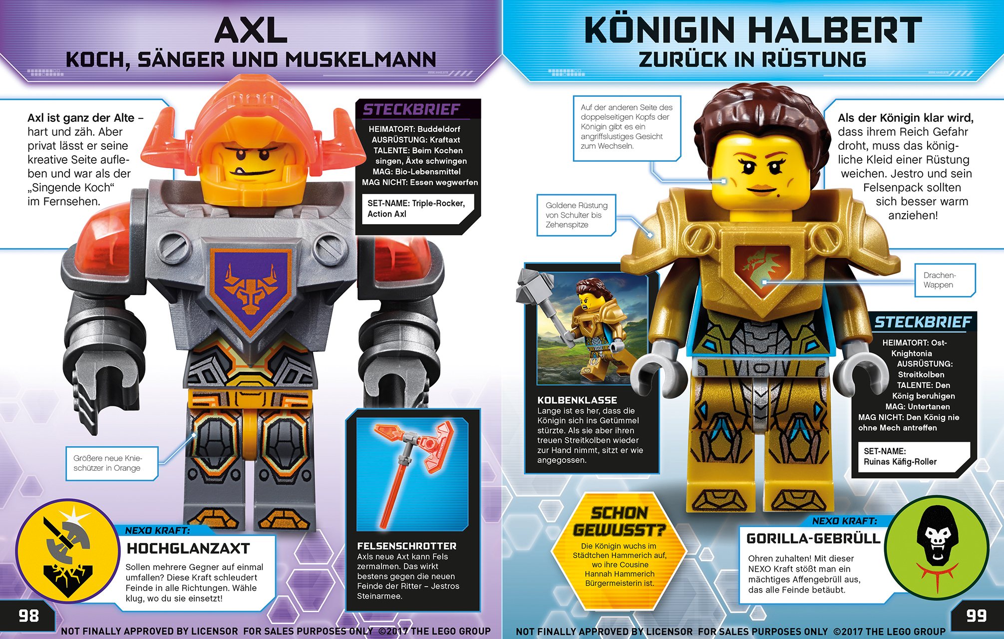 LEGO® NEXO KNIGHTS™ Lexikon der Minifiguren
