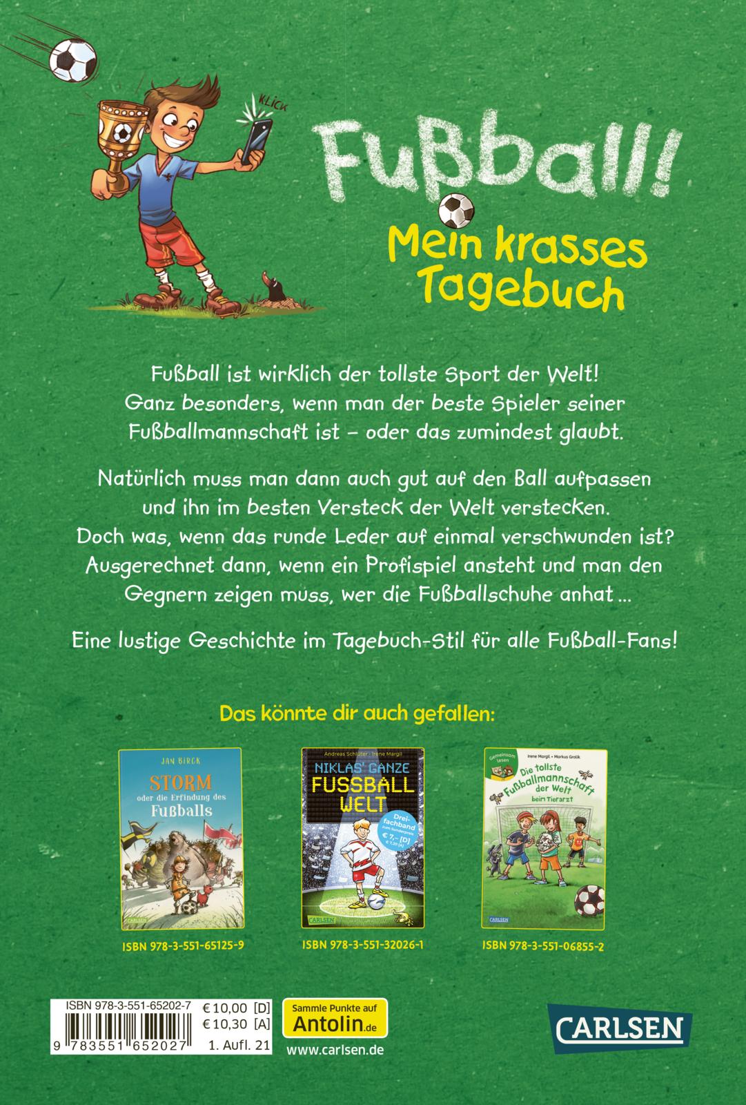 Fußball! Mein krasses Tagebuch Fußball! Mein krasses Tagebuch