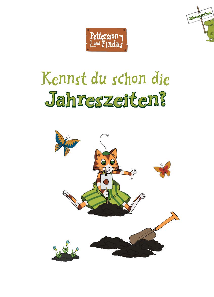 Pettersson und Findus: Kennst du schon die Jahreszeiten?