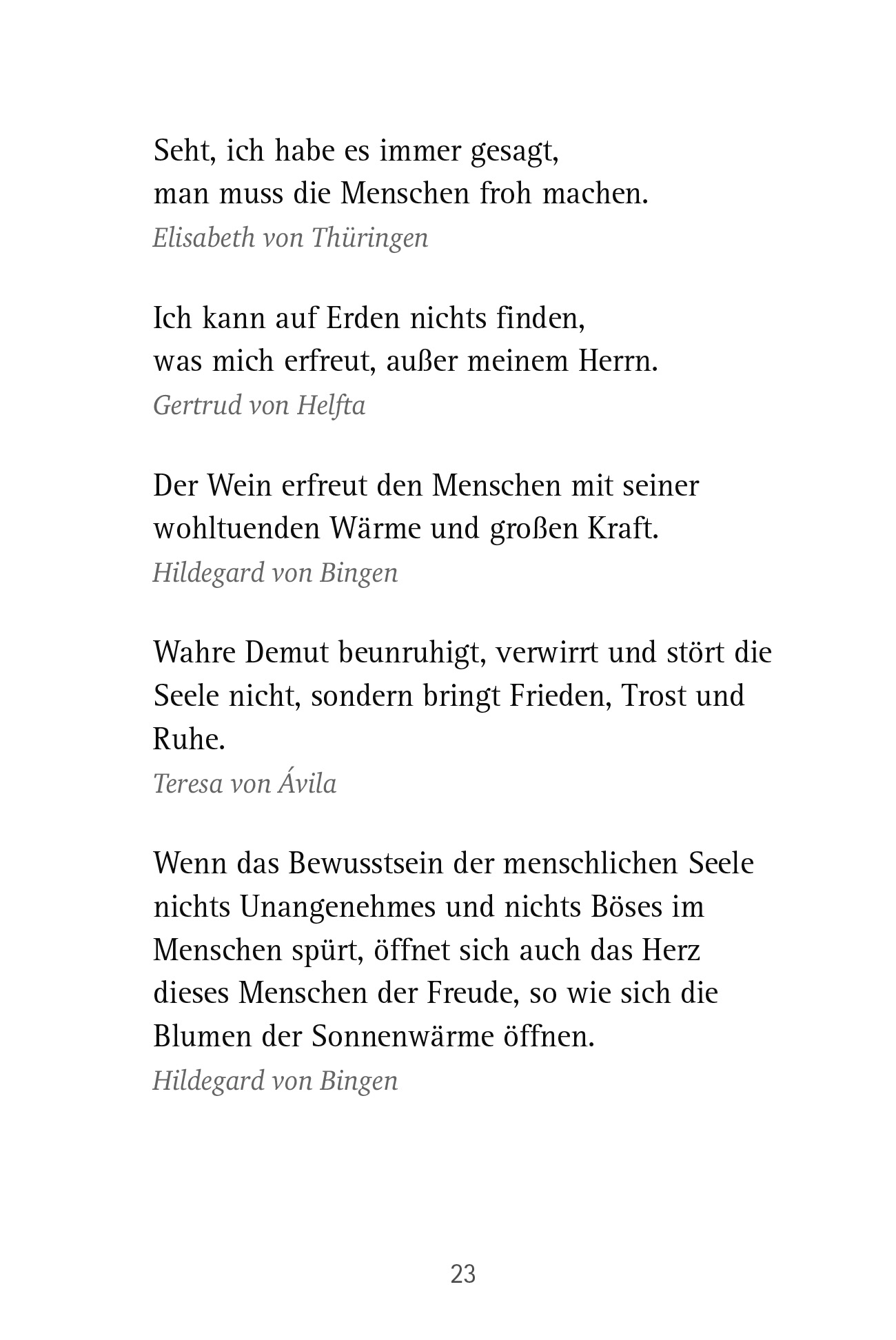 Zitate christlicher Mystikerinnen, Kirchenmütter Zitate christlicher Mystikerinnen, Kirchenmütter