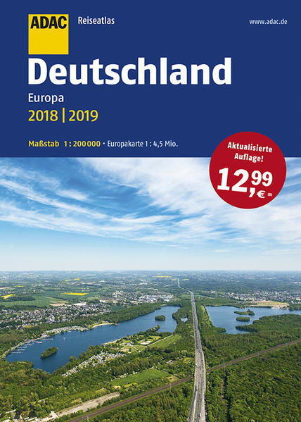 ADAC Reiseatlas Deutschland, Europa 2018/2019 1:200 000