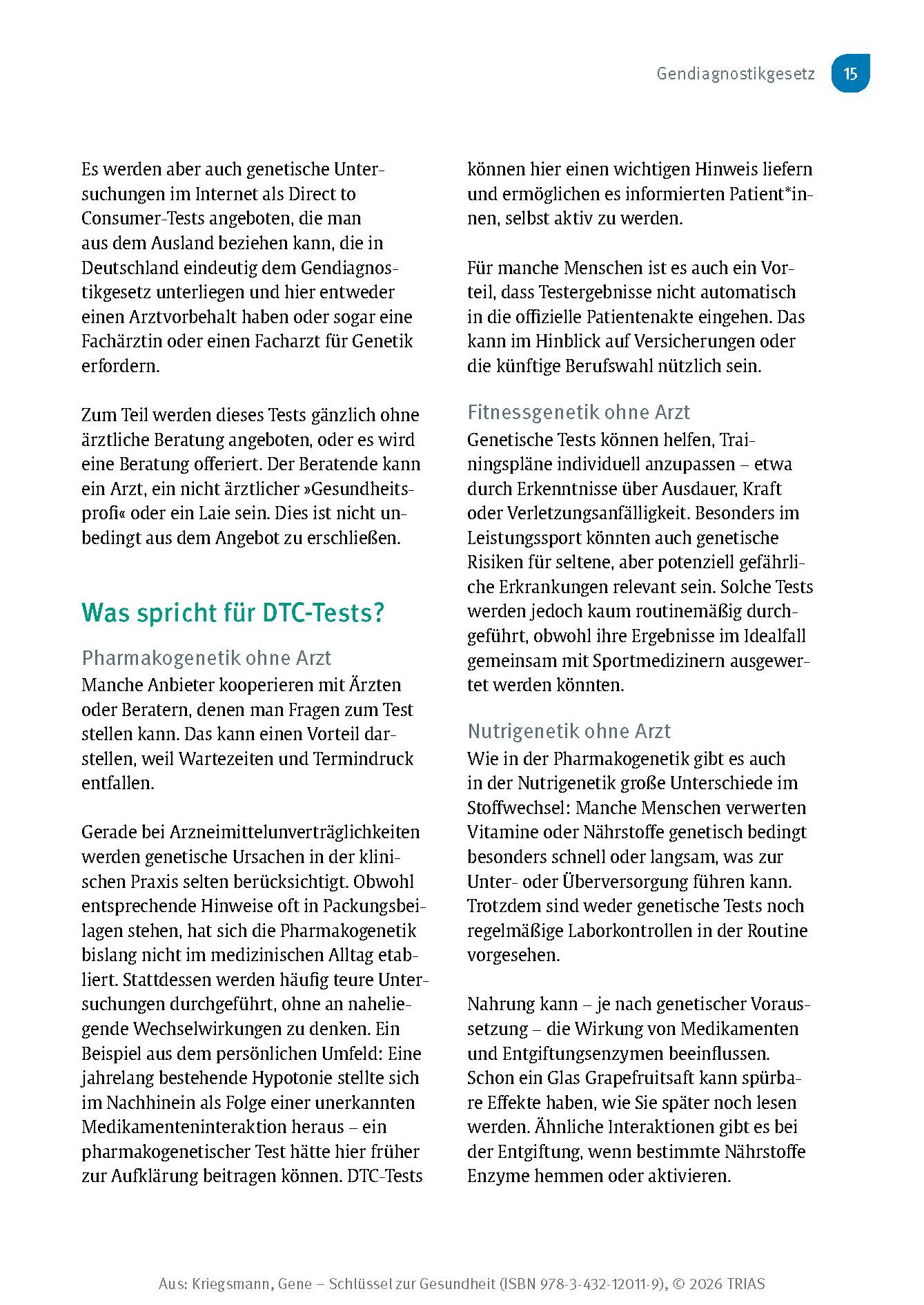 Gene - Schlüssel zur Gesundheit