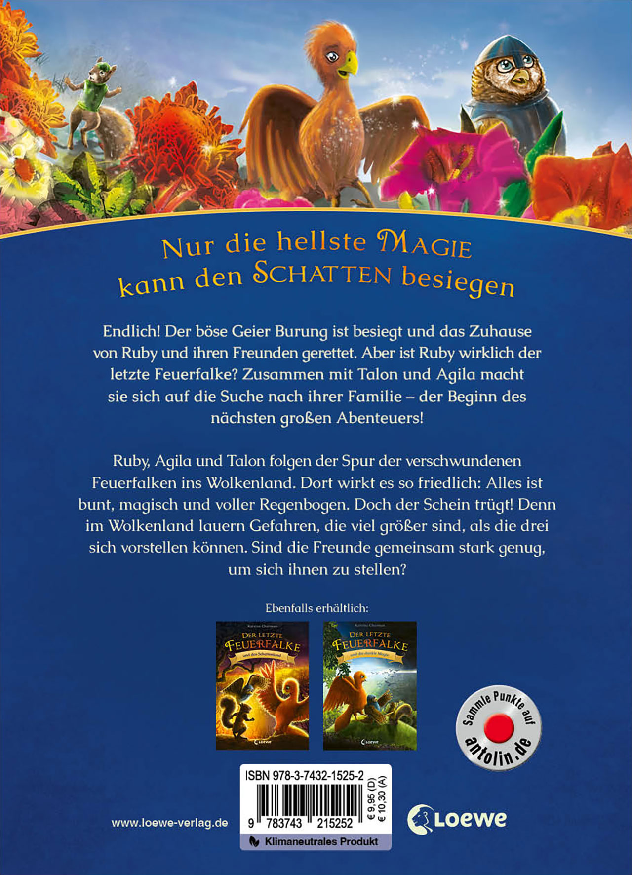 Der letzte Feuerfalke und das Wolkenland (Band 7)