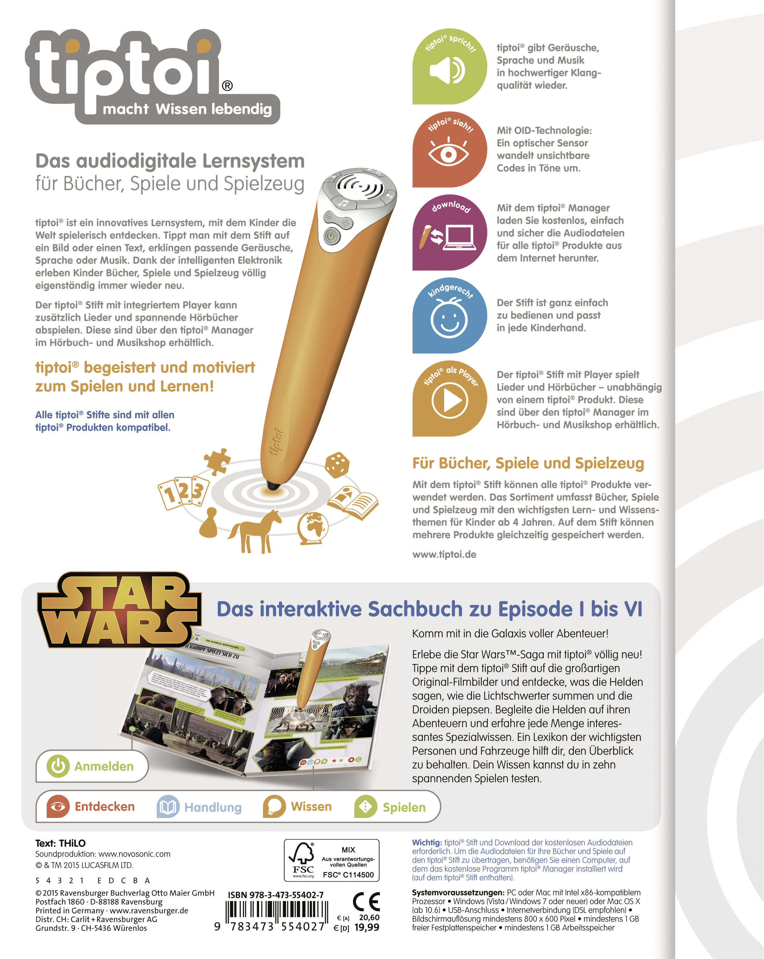 tiptoi® Star Wars™ Episode I-VI tiptoi® Star Wars™ Episode I-VI