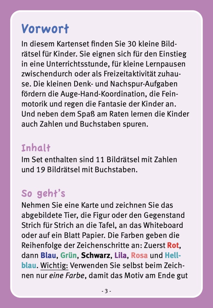 Montagsmaler. Bilderrätsel aus Zahlen und Buchstaben für den Stundeneinstieg