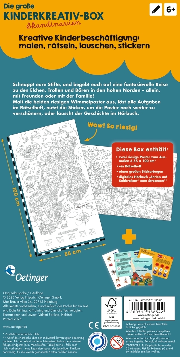 Die große Kinderkreativ-Box: Skandinavien