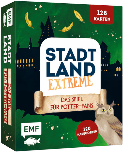 Kartenspiel: Stadt, Land, Extreme – Das inoffizielle Spiel für Harry Potter-Fans mit 128 Karten Kartenspiel: Stadt, Land, Extreme – Das inoffizielle Spiel für Harry Potter-Fans mit 128 Karten