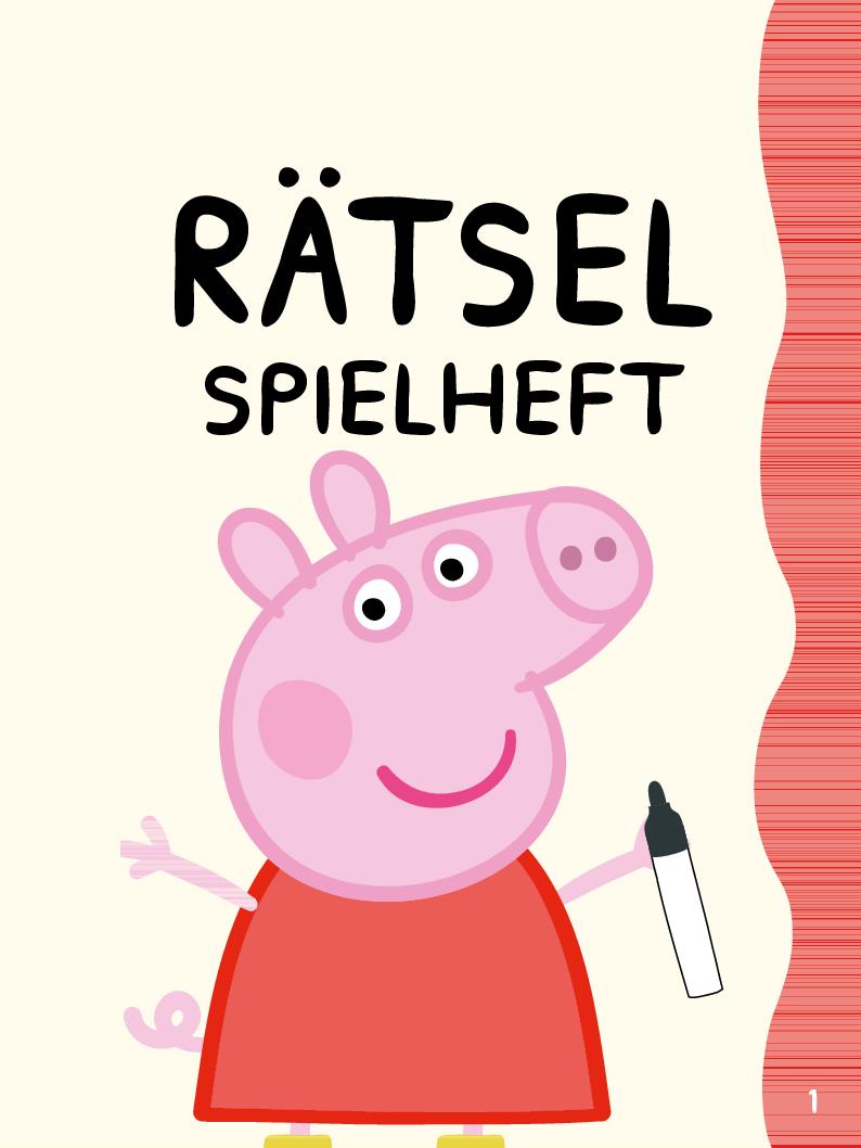 Peppa Pig Rätsel-Spielheft. Rätselbuch mit Stift und abwischbaren Seiten