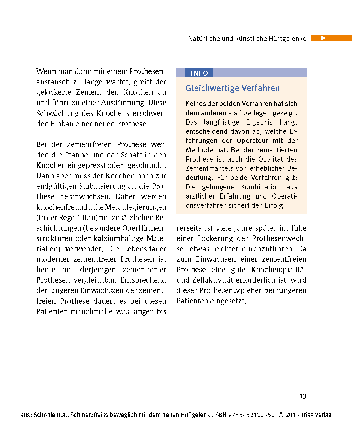 Schmerzfrei & beweglich mit dem neuen Hüftgelenk