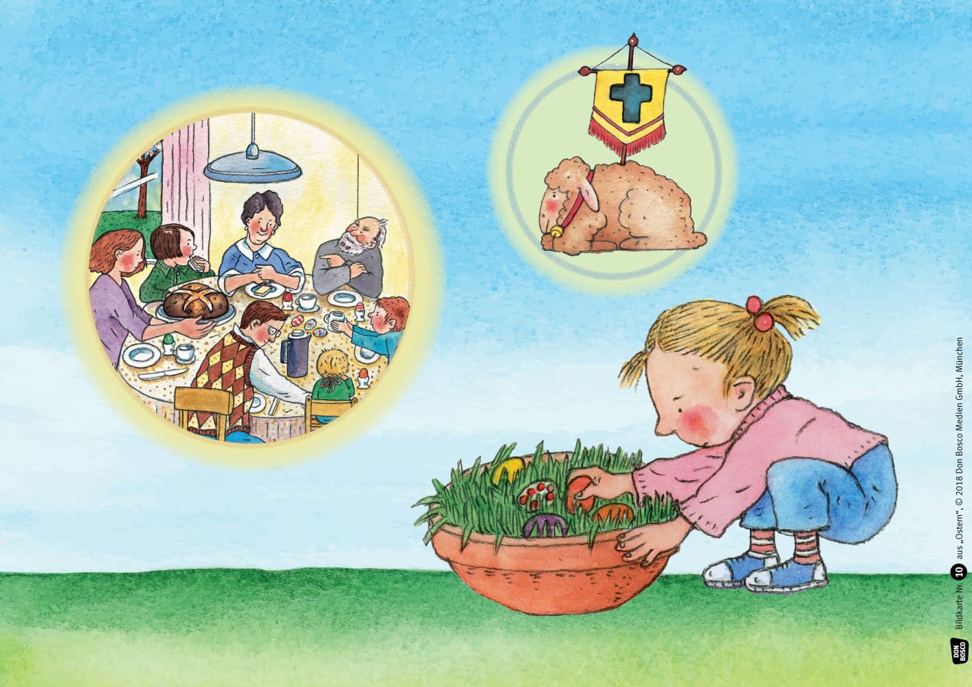 Ostern. Kamishibai Bildkartenset
